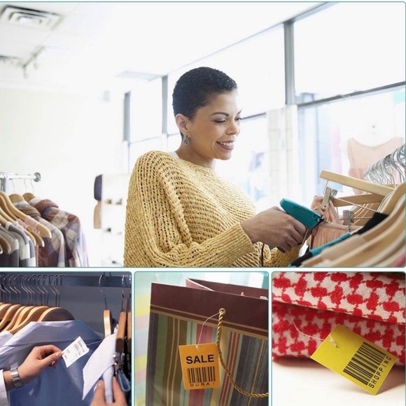 🧡Clothing Tagging Kit with 6 Needles Barbs & Will Plastic Tags - Picture 2 of 9